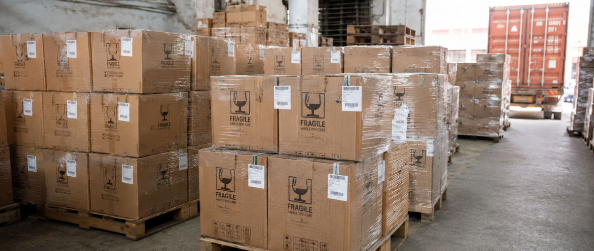 shipping docks and containers