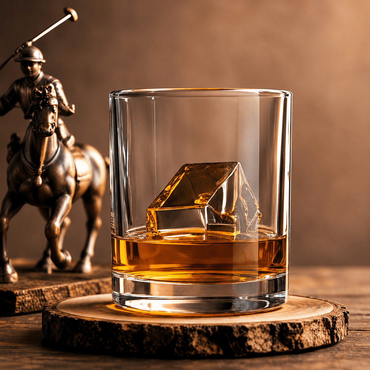polo luxury whisky glass