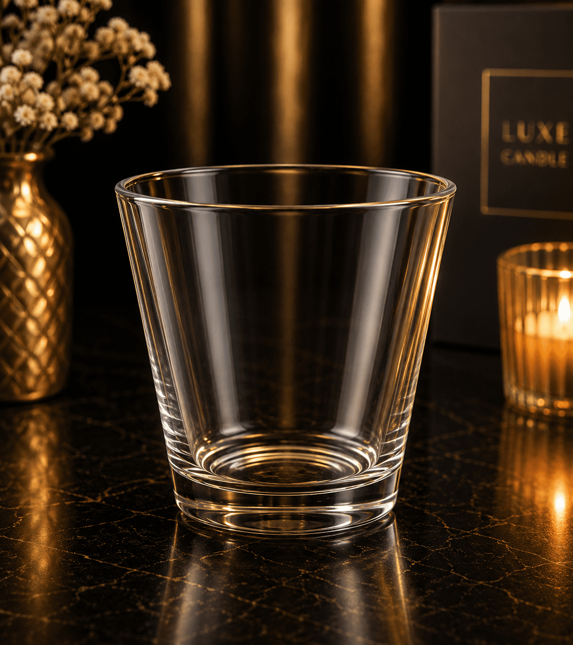 luxury 6 oz candle glass manufacturer