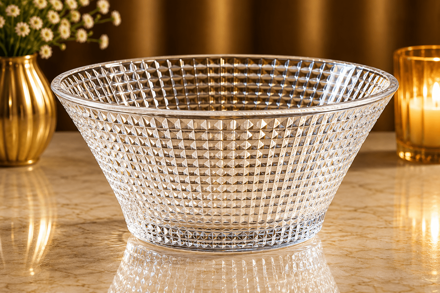 luxury classic dotted glass bowl manufacturer