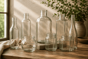 multiple glass bottles