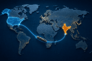 connecting india and usa